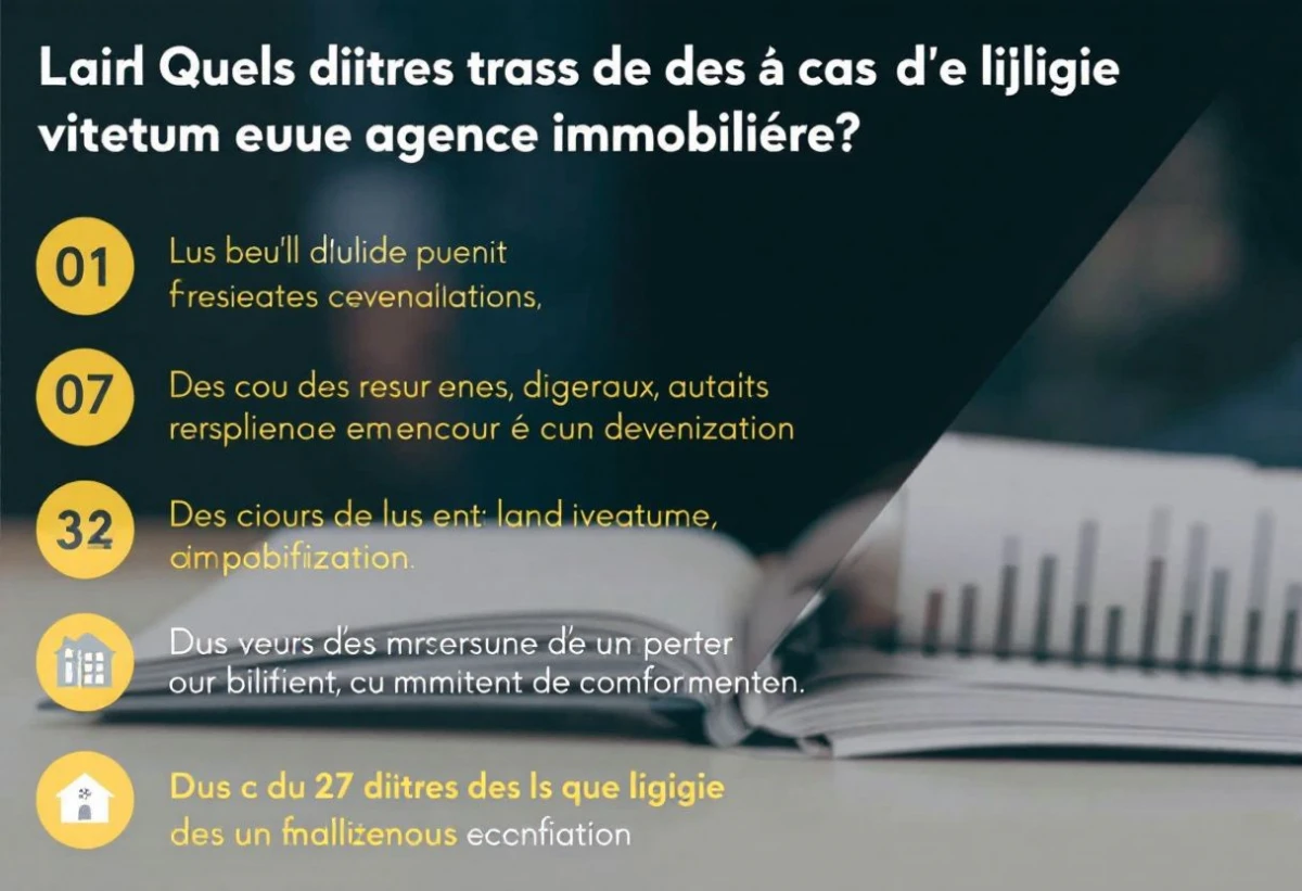 Quels droits en cas de litige avec une agence immobilière ?