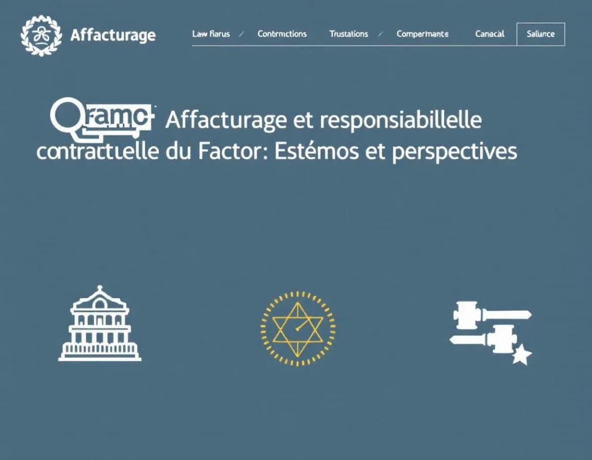 Affacturage et Responsabilité Contractuelle du Factor: Enjeux et Perspectives