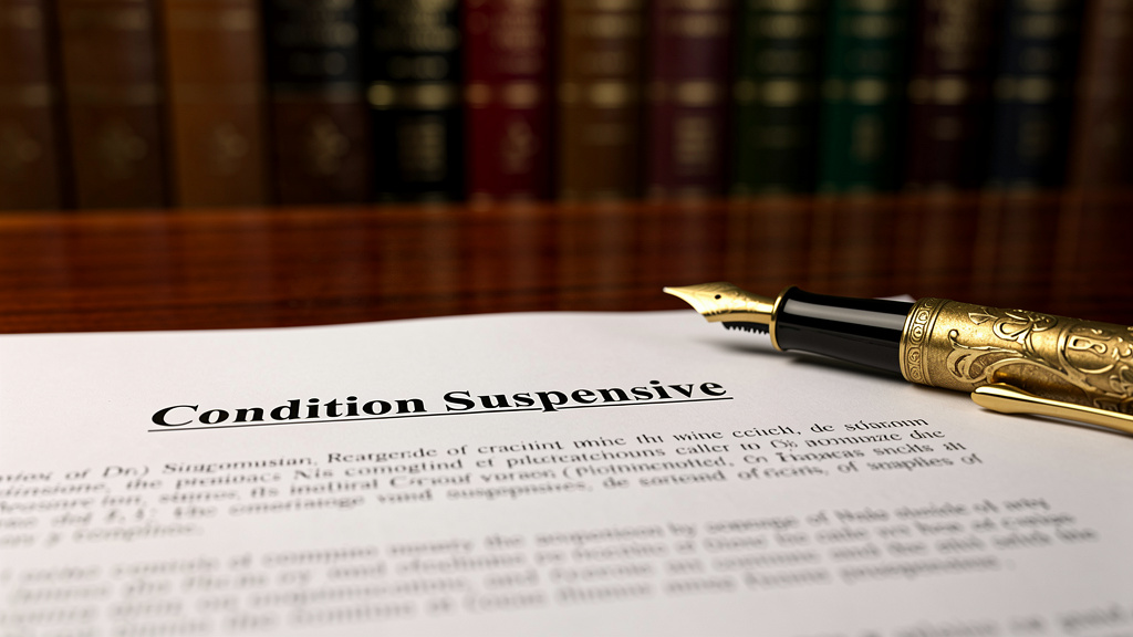 Quels contrats nécessitent une condition suspensive code civil